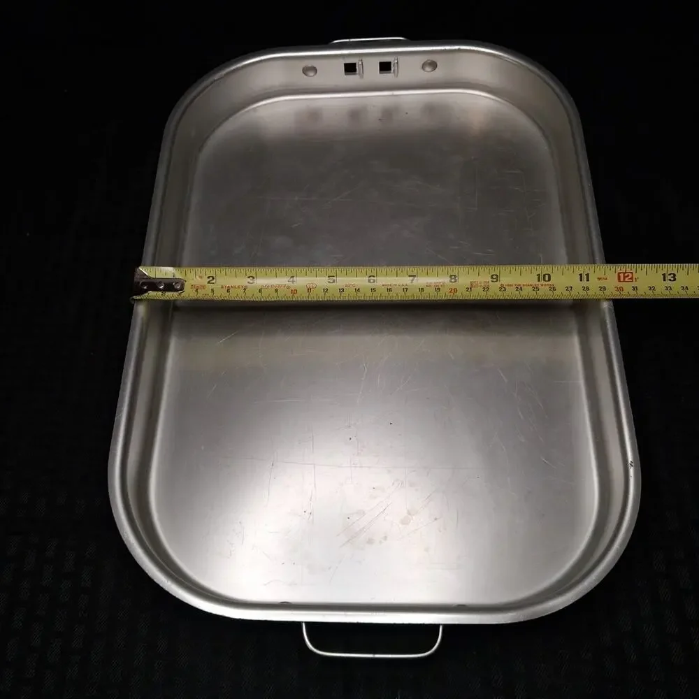 Vintage Wear Ever 918 Heavy Duty Aluminum Base Roasting Pan